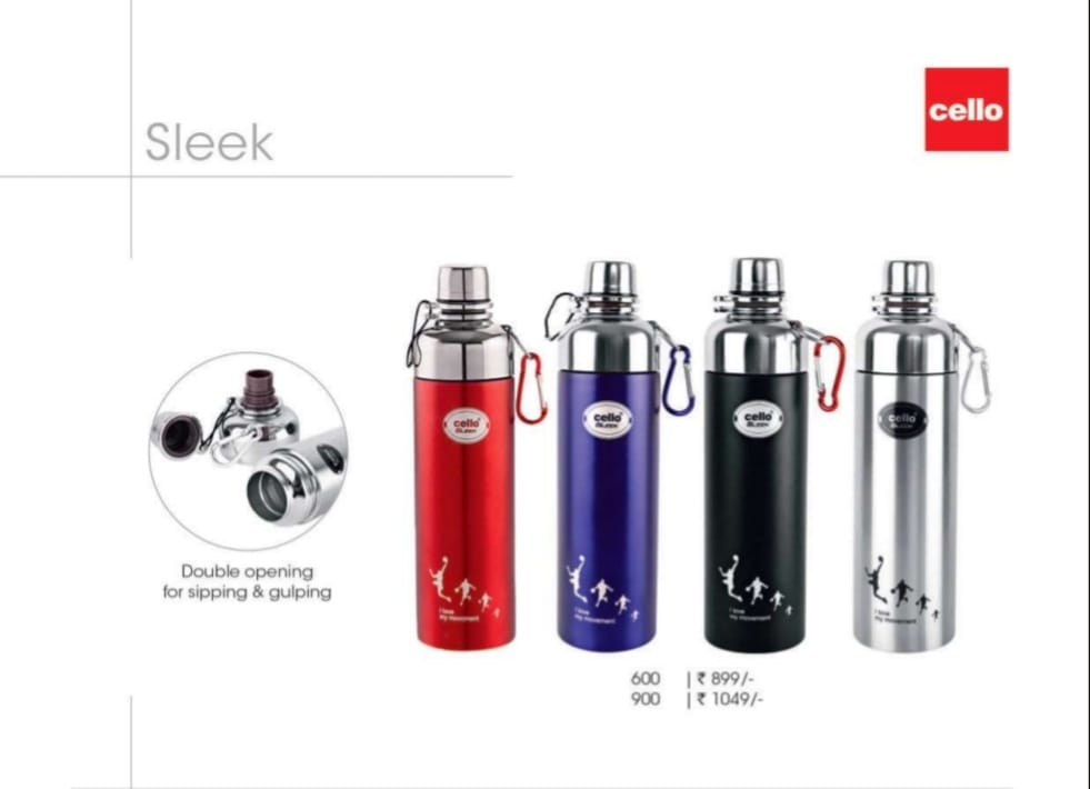 cello sleek bottle